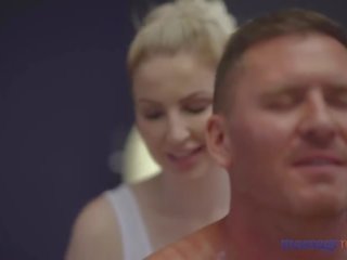 Massage Rooms Big Tits Blonde Georgie Lyall magnificent Oily Fuck and Creampie