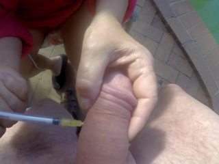 Съпруга administers injections а ръка работа & аз изпразване: hd секс видео 53