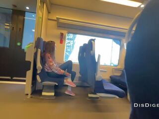 A Stranger mistress Jerked off and Sucked My prick in a Train on Public | xHamster