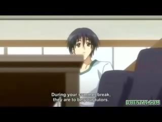 Hentai divinity teacher breast sucking and tittyfuckin