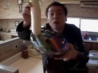 Japanilainen pillua perseestä kanssa vegetables