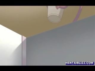 Malaking suso hentai co-edukasyon fucked sa pamamagitan ng halimaw tentacles